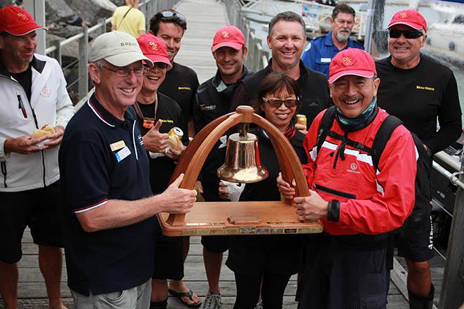 Line honours winning crew Beau Geste © Stephen Collopy